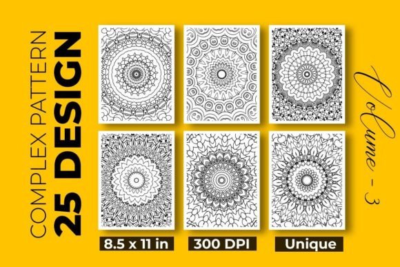 Download Pattern Coloring Pages for Adults V-03 - Pages Collection