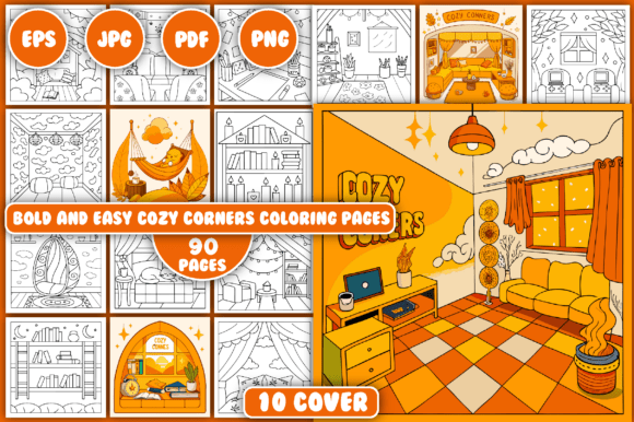 Download Cozy Corners Coloring Pages - Pages Collection