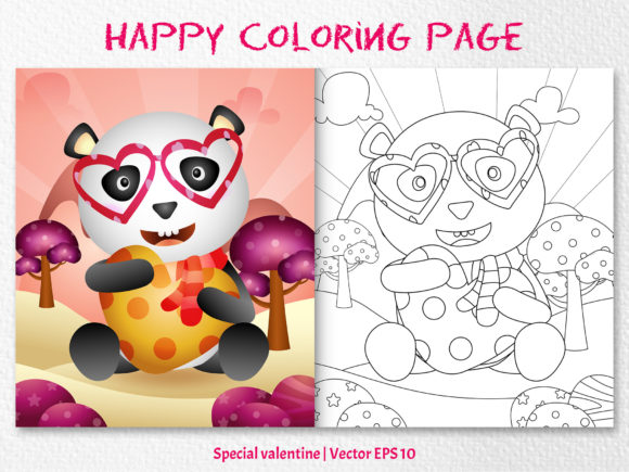 Download A Cute Panda - Coloring Pages - Pages Collection
