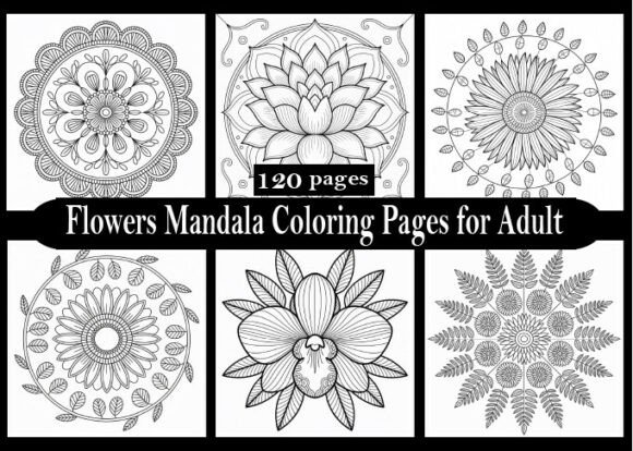 Download Flowers Mandala Coloring Pages for Adult - Pages Collection