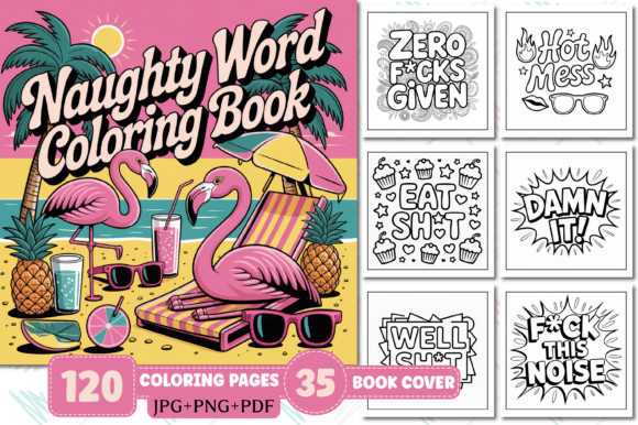 Download ADULT - Naughty Word Coloring Pages - Pages Collection