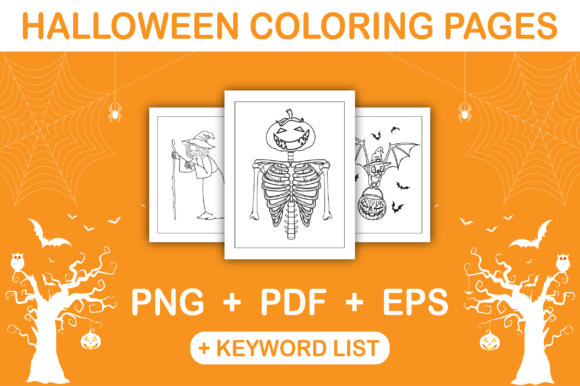 Download Halloween Coloring Pages for Kids - Pages Collection