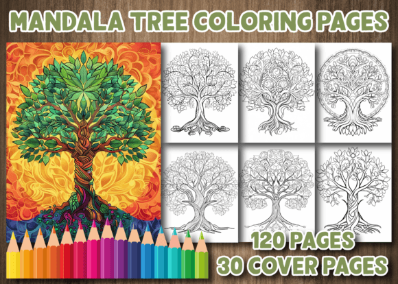 Download Over 100 Tree Mandala Coloring Pages - Pages Collection