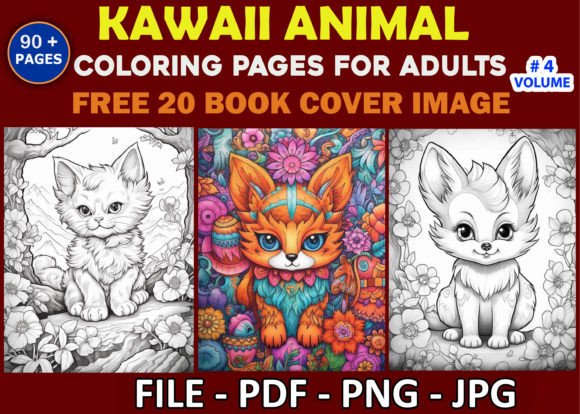 Download Kawaii Animal Coloring Pages for Adults - Pages Collection