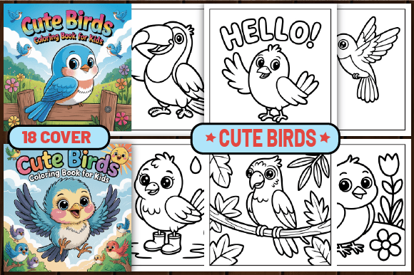 Download 96 Cute Birds Coloring Pages for Kids - Pages Collection