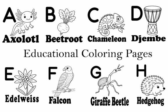 Download Educational Coloring Pages - Pages Collection