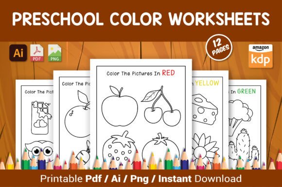 Download Preschool Color Worksheets - Worksheets Collection