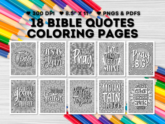 Download 18 Bible Quotes Coloring Pages - Pages Collection