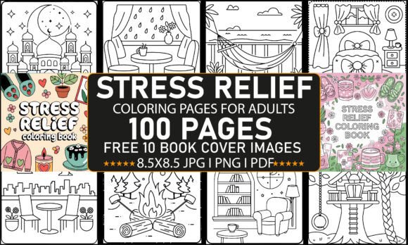 Download 100+ Stress Relief Adult Coloring Pages - Pages Collection