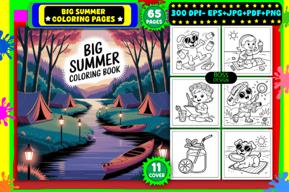 Download Big Summer Coloring Pages for Adults - Pages Collection