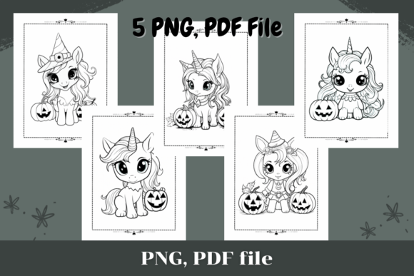 Download Cute Unicorn Halloween Coloring Pages - Pages Collection