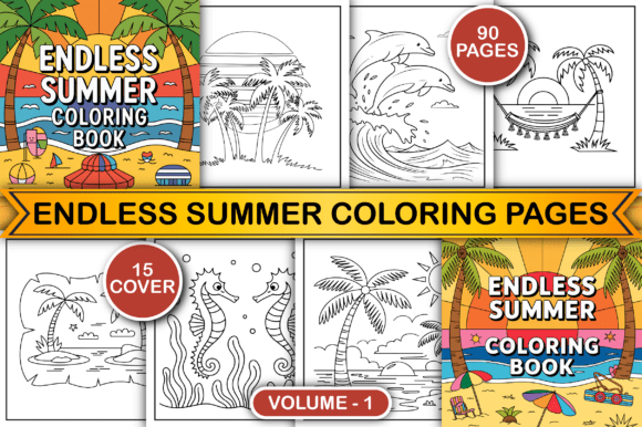 Download Endless Summer Coloring Pages for Adults - Pages Collection