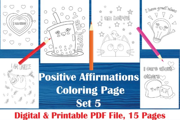 Download Positive Affirmations Coloring Pages - Pages Collection