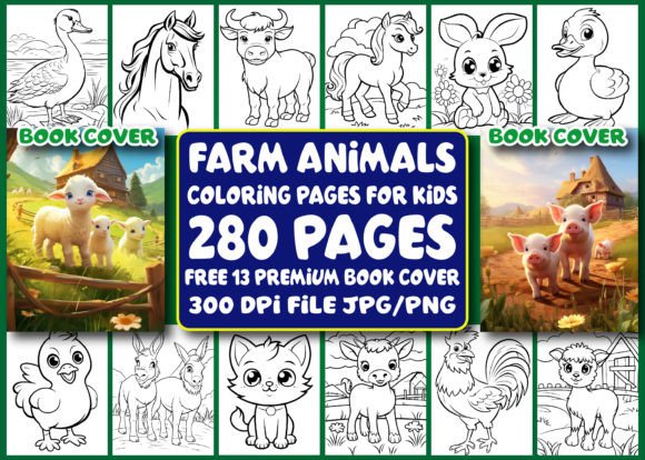 Download 280 Farm Animals Coloring Pages - Pages Collection