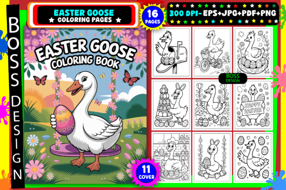 Download 🐣 Easter Goose Coloring Pages for Kids - Pages Collection