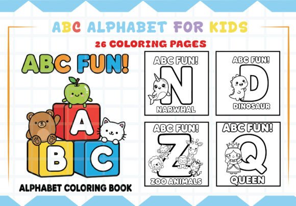 Download ABC Alphabet Coloring Pages for Kids - Pages Collection