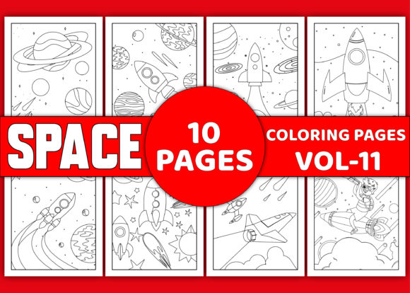 Download Space Coloring Pages Vol-11 - Pages Collection