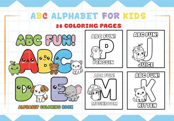 Download ABC Alphabet Coloring Pages for Kids - Pages Collection