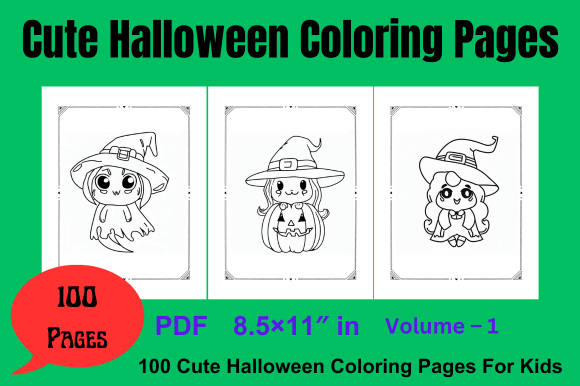 Download 100 Cute Halloween Coloring Pages - Pages Collection