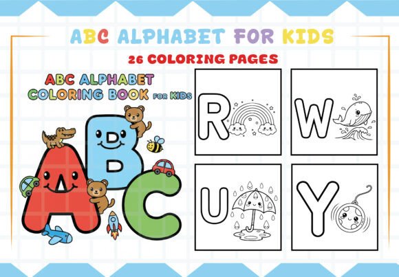 Download ABC Alphabet Coloring Pages for Kids - Pages Collection