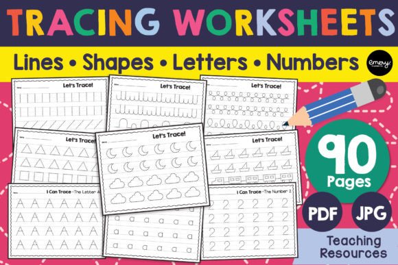 Download Tracing Worksheets | Handwriting - Worksheets Collection