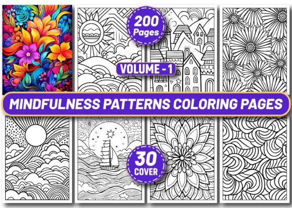 Download 200 Mindfulness Patterns Coloring Pages - Pages Collection