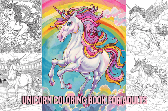 Download Unicorn Coloring Pages for Adults - Pages Collection