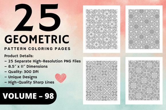 Download Adult Geometric Pattern Coloring Pages - Pages Collection
