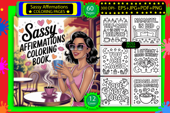 Download 🖤 Sassy Affirmations Coloring Pages - Pages Collection