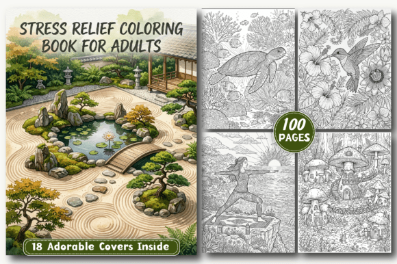 Download Stress Relief Coloring Pages for Adults - Pages Collection