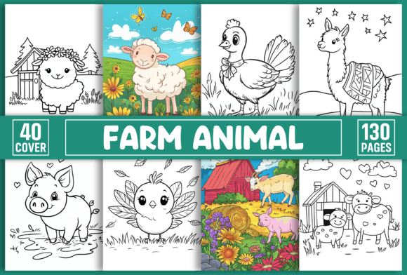 Download Farm Animal Coloring Pages for Kids - Pages Collection