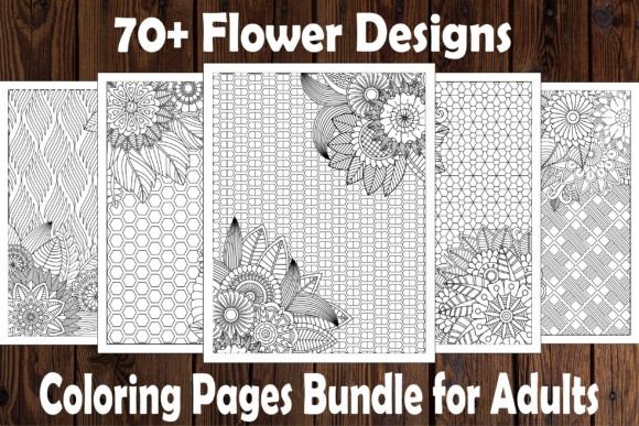 Download 70+ Flowers Coloring Pages Bundle - Pages Collection