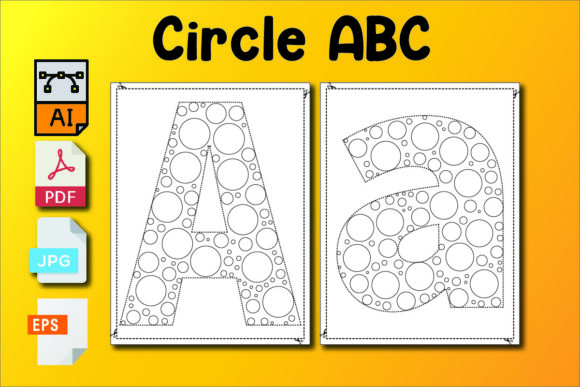 Download Dot Circle ABC Coloring Pages for Kids - Pages Collection