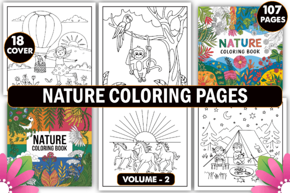 Download Nature Coloring Pages for Adults - Pages Collection