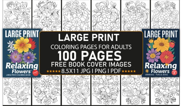 Download Large Print Designs for Adults Pages - Pages Collection