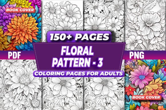 Download Flowers Pattern Coloring Pages 3 - Pages Collection