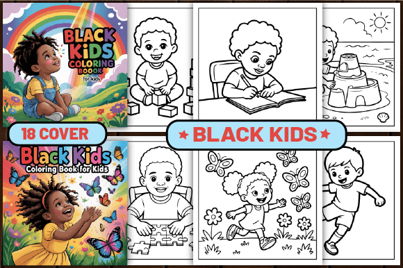 Download 76 Black Kids Coloring Pages for Kids - Pages Collection
