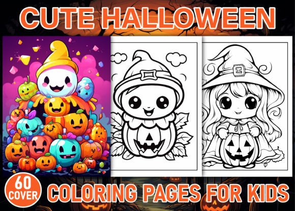 Download 180+ Cute Halloween Coloring Pages - Pages Collection