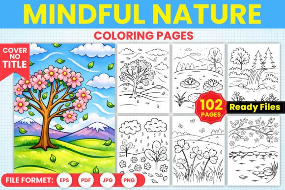 Download Mindful Nature Coloring Pages - Pages Collection