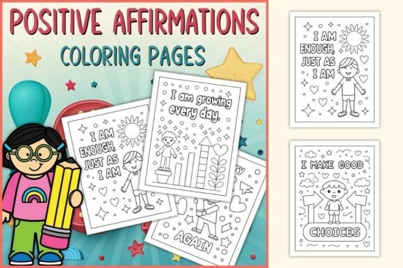 Download Positive Affirmations Coloring Pages - Pages Collection