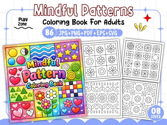 Download Adults - Mindful Patterns Coloring Pages - Pages Collection