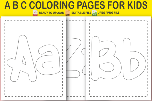Download ABC COLORING PAGES for KIDS (a to Z) - Pages Collection