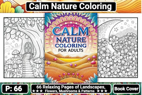 Download Calm Nature Coloring Pages for Adults - Pages Collection