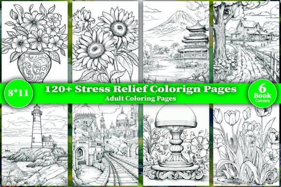 Download Stress Relief Coloring Book Pages - KDP - Pages Collection