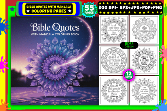 Download Bible Quotes with Mandala Coloring Pages - Pages Collection