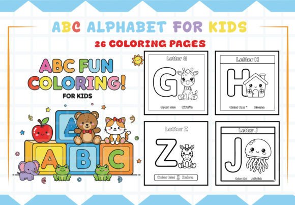 Download ABC Alphabet Coloring Pages for Kids - Pages Collection