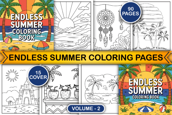 Download Endless Summer Coloring Pages for Adults - Pages Collection