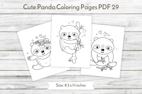 Download Panda Coloring Pages PDF 29 - Pages Collection