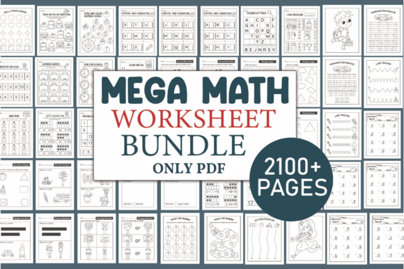 Download Ultimate Math Worksheets Bundle for Kids - Worksheets Collection