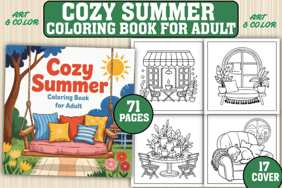 Download 71 Cozy Summer Coloring Pages for Adult - Pages Collection